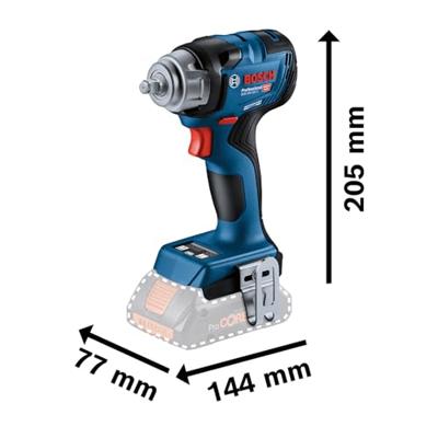 Bosch Blauw GDS 18V-320 C Professional | Accu Slagschroevendraaier | Excl. Accu en lader | In doos - 06019L5100 Bosch Blauw GDS 18V-320 C Professional | Accu Slagschroevendraaier | Excl. Accu en lader | In doos - 06019L5100