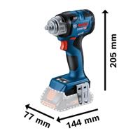 Bosch Blauw GDS 18V-320 C Professional | Accu Slagschroevendraaier | Excl. Accu en lader | In doos - 06019L5100 - thumbnail
