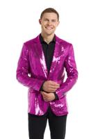 Colbert pailletten pink Suitmeister - thumbnail