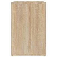 VidaXL Schoenenkast 130x35x54 cm bewerkt hout sonoma eikenkleurig - thumbnail