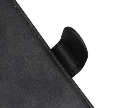 Casecentive Leren Wallet case met sluiting iPhone 13 Pro zwart