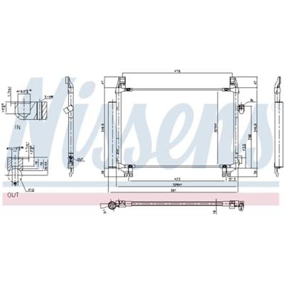 Condensator, airconditioning 940085