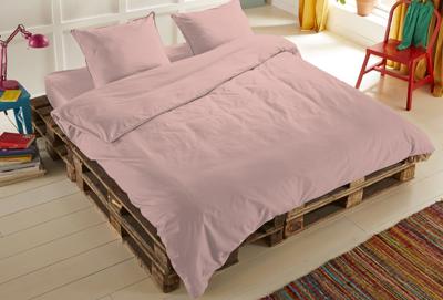 HIP Dekbedovertrek Uni 240x200/220 cm roze HIP Dekbedovertrek Uni 240x200/220 cm roze