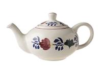 Boerenbont Theepot Zeeland - 1.2 liter - Aardewerk - thumbnail