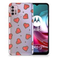 Motorola Moto G30 | G10 | TPU bumper | Hearts - thumbnail