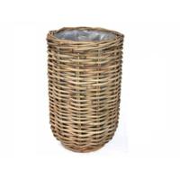 Rotan Plantenbak Xxl - 80cm Hoog - thumbnail