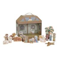 Little Dutch Speelkoffer Kerststal Fsc - thumbnail