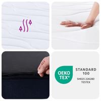 Pocketveringmatras middelhard-hard 70x200 cm - thumbnail