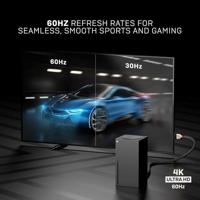 Lindy 37866 10m HDMI Type A (Standard) HDMI Type A (Standard) Goud, Grijs HDMI kabel - thumbnail