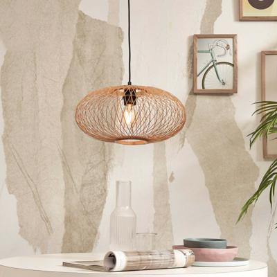 GOOD&MOJO Hanglamp 'Cango' Bamboe, 40cm, kleur Naturel GOOD&MOJO Hanglamp 'Cango' Bamboe, 40cm, kleur Naturel