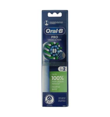 Oral B Opzetborstel cross action 2 Stuks