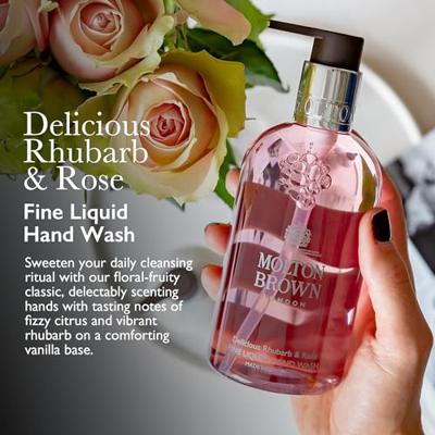 Molton Brown - M.Brown Delicious Rhubarb & Rose Liquid Hand Wash 300ml Vloeibare zeep