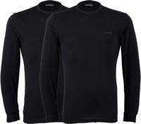 Campri Thermoshirt (2-Pack) heren zwart - thumbnail