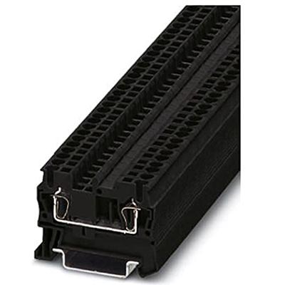 Phoenix Contact 3037122 Doorgangsserieklem 5.2 mm Spanveer Zwart 50 stuk(s)