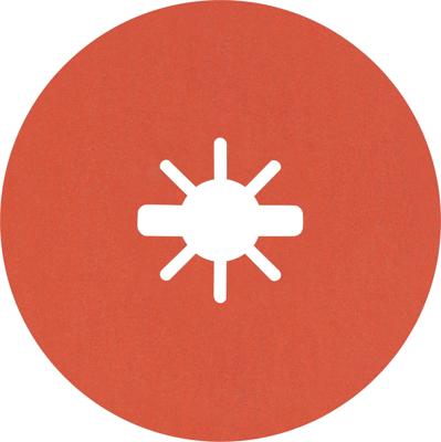 Bosch Accessories 2608621822 Fiberschijf Diameter 115 mm Korrelgrootte (num): 89 25 stuk(s)