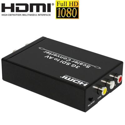 3G SDI naar AV Scaler Converter voor weergave SD-SDI / HD-SDI / 3G-SDI op HDTV (S007)
