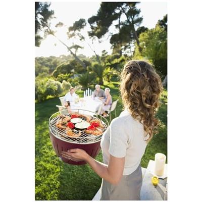 LotusGrill Classic Tafelbarbecue - Ø350mm - Rood