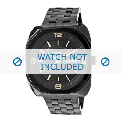 Diesel horlogeband DZ1211 Roestvrij staal (RVS) Zwart 25mm Diesel horlogeband DZ1211 Roestvrij staal (RVS) Zwart 25mm