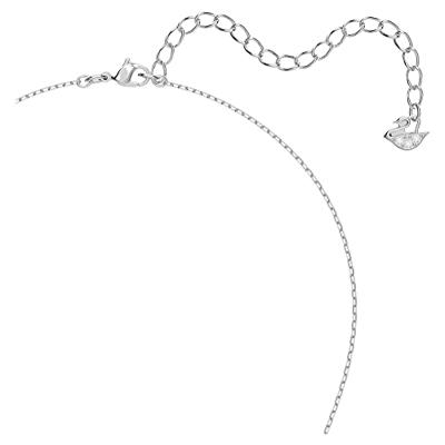 Swarovski 5642957 Ketting Ginger zilverkleurig-aquamarijnblauw