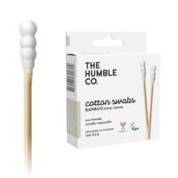 The Humble Co. Bamboe wattenstaafjes wit - spiraalvorm - thumbnail