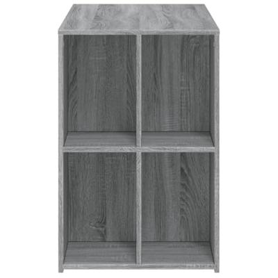 Bureau 102x50x75 cm bewerkt hout grijs sonoma eikenkleurig