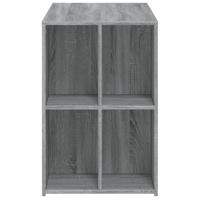 Bureau 102x50x75 cm bewerkt hout grijs sonoma eikenkleurig - thumbnail