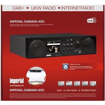 Imperial DABMAN I450 DAB+ Radio Zwart Imperial DABMAN I450 DAB+ Radio Zwart