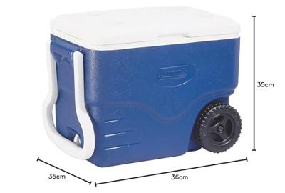 Coleman 40qt performance wheeled koelbox