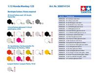 Tamiya 300014134 Honda Monkey 125 Motorfiets (bouwpakket) 1:12 - thumbnail