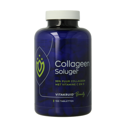 Collageen solugel tabletten met vitamine C en D 150 Tabletten