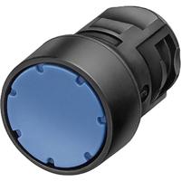 Siemens 3SB20010AF01 3SB2001-0AF01 Verlichte druktoets Bedieningsknop vlak, Kunststof frontring Knop Zwart, Blauw 1 stuk(s) - thumbnail