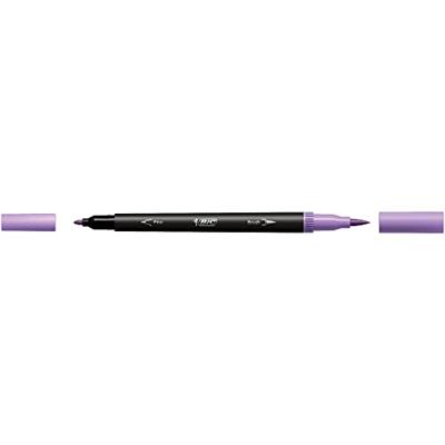 Bic viltstift Intensity Dual tip, etui van 6 stuks, pastel