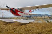 FMS Piper J3 Cub V4 1400mm PNP met Reflex System & Floats - thumbnail