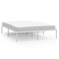 Bedframe metaal wit 160x200 cm - thumbnail