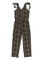 Geisha jumpsuit met panterprint bruin - thumbnail