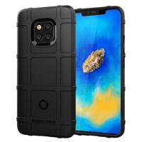 Schokbestendig volledige dekking silicone case voor Huawei mate 20 Pro Protector cover (zwart) - thumbnail