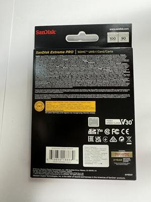 Sandisk SDHC geheugenkaart - 32GB - ExtremePro - U3