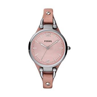 Horlogeband Fossil ES3076 Onderliggend Leder Bruin 8mm Horlogeband Fossil ES3076 Onderliggend Leder Bruin 8mm