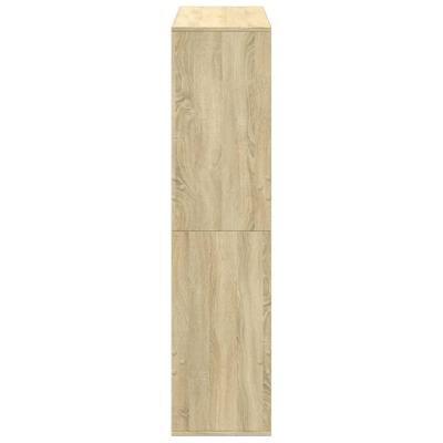 kamerscherm 100x33x155,5 cm bewerkt hout sonoma eikenkleurig