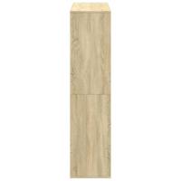 kamerscherm 100x33x155,5 cm bewerkt hout sonoma eikenkleurig - thumbnail
