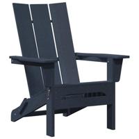 Tuinstoel 2 pcs Marineblauw 80.5 x 74.5 x 92 cm Polyetheen - thumbnail