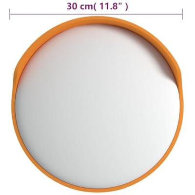 VidaXL Buiten convex verkeersspiegel oranje ø30 cm polycarbonaat VidaXL Buiten convex verkeersspiegel oranje ø30 cm polycarbonaat