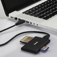 Hama USB-3.0-multi-kaartlezer SD/microSD/CF/MS Zwart - thumbnail