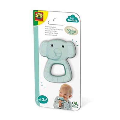 SES tiny talents bijtspeeltje eli olifant 100% natuurrubber