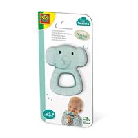SES tiny talents bijtspeeltje eli olifant 100% natuurrubber - thumbnail