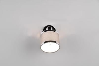 Trio Design opbouwspotArosa nikkel 1-lichts - 812100106