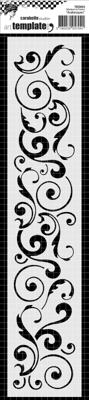 Carabelle Studio • template edge 6x29cm arabesques
