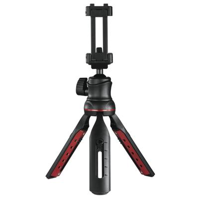 Hama Mobiele telefoon statief met Bluetooth afstandsbediening (selfiestick, camerastatief met mobiele telefoonhouder, reisstatief met 3D-kogelgewricht, 1/4 inch schroefdraad voor smartphone en