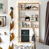 QUVIO Wandrek - 60 x 42 cm - Hout - thumbnail