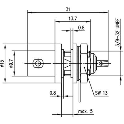 Telegärtner 100023577 100023577 BNC-connector Bus, inbouw 75 Ω 1 stuk(s) Telegärtner 100023577 100023577 BNC-connector Bus, inbouw 75 Ω 1 stuk(s)